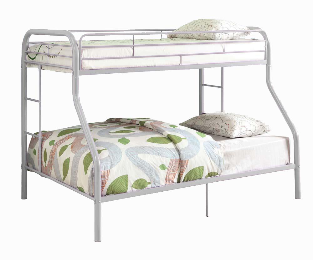 Acme Furniture Youth Bunk Beds 02053SI Contemporary Twin/Full Bunk Bed